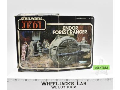 Endor Forest Ranger 100% Complete W/Box Star Wars 1983 Vintage Kenner Vehicle