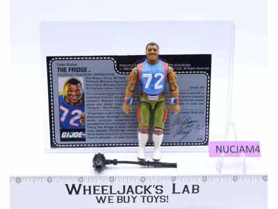 The Fridge V1 MAIL AWAY 100% Complete 1986 G.I. Joe Hasbro Vintage Action Figure