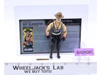 Sgt. Slaughter V1 RED CARD BACK G.I. Joe 1985 Hasbro Vintage Action Figure