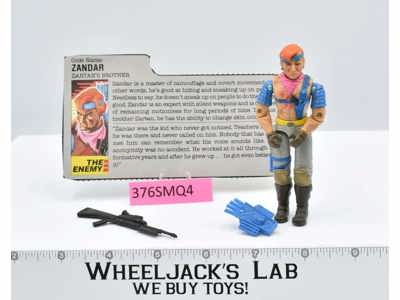 Zandar V1 100% Complete G.I. Joe 1986 Hasbro Vintage Action Figure