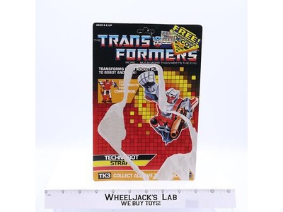 Strafe Cardback 1987 Vintage Hasbro G1 Transformers Action Figure