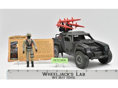 Stinger W/ Driver GI Joe 1984 Hasbro Vintage Action Figure Vehicle