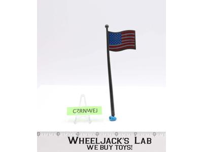 USS Flagg Aircraft American & GI Joe Flag Pole 1985 GI Joe Vintage