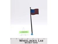 USS Flagg Aircraft American & GI Joe Flag Pole 1985 GI Joe Vintage