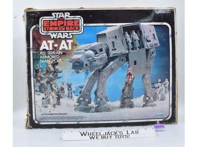 At-At Imperial Walker Original CHAIN GUNS W BOX ESB Vintage Kenner Star Wars