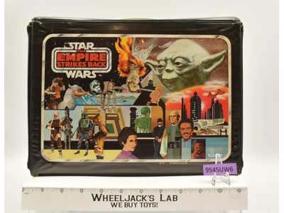 Star Wars ESB Vinyl Collector's Case TAN TRAYS W/Unused Stickers 1977 Kenner