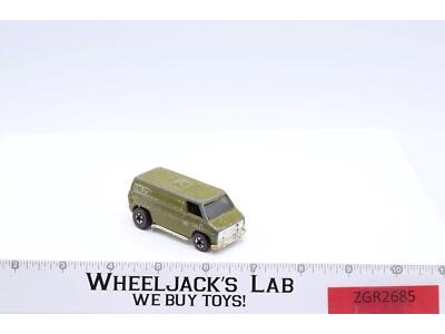 Military Police Super Van Olive Hot Wheels Vintage 1974 Mattel Redline RL