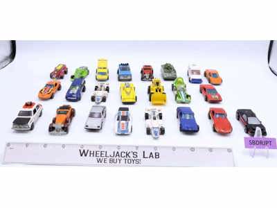 Lot of 23 Vehicles/Trucks/Cars by Hotwheels Vintage 1980's Toy Cars