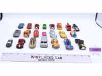 Lot of 22 Die Cast Metal Cars/Trucks by Corgi/Zylmex/Snoopy Corp. 1980's