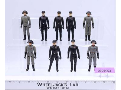 Lot of 9 Star Wars Imperial & Death Star Commanders 1980s Action Figures