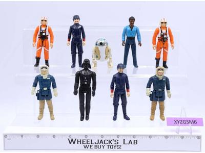 Lot of 9 Star Wars Biker Scouts 1980s Kenner Vintage Action Figures