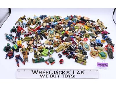 Lot of GI Joe Action Figures Hasbro 1980's Vintage BROKEN