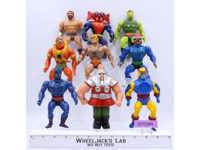 Lot of 9 He-Man Masters Of The Universe MOTU Vintage 1980's Mattel Figures