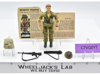 Footloose V1 100% Complete G.I. Joe 1985 Hasbro Vintage Action Figure