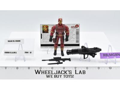 Cobra C.L.A.W.S. v7 GI Joe Valor vs Venom 2004 Hasbro Action Figure