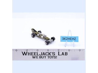 Johnny Lightning Custom Dragster Olive Green Aqua 1969 Topper Vintage Diecast