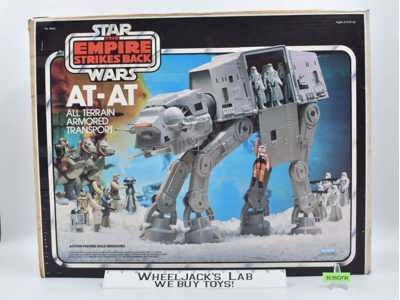 At-At Imperial Walker Original CHAIN GUNS WORKS Star Wars 1981 Kenner Vehicle