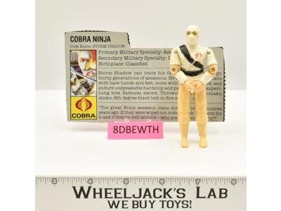 Storm Shadow V1 G.I. Joe 1984 Hasbro Vintage Action Figure