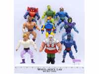 Lot of 9 He-Man Masters Of The Universe MOTU Vintage 1980's Mattel Figures