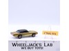 Custom T-Bird Gold Hot Wheels 1967 Mattel Redline Vintage w/ Black Roof