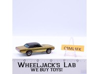 Custom T-Bird Gold Hot Wheels 1967 Mattel Redline Vintage w/ Black Roof