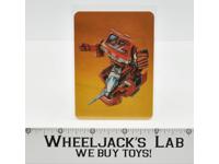 Ironhide Card 1985 G1 Transformers Action Trading Cards