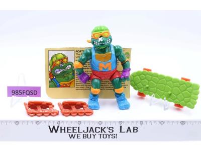Skateboardin' Mike 100% Complete Teenage Mutant Ninja Turtles 1991 Playmates