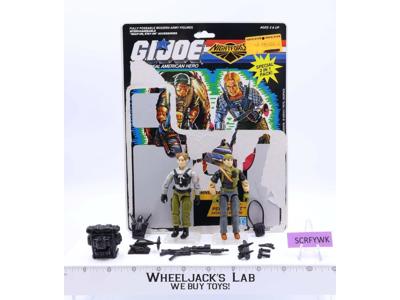 Tunnel Rat & Psyche Out V2 Night Force 100% Complete W/Cardback GI Joe 1988