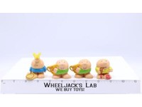 Ziggy (4) Knickerbocker Toy Co 1981 Butterfly Cartoon Figurines Figure 1.5"