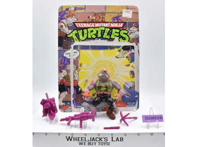 Dirtbag W/Cardback 100% Complete TMNT 1991 Playmates Vintage Action Figure