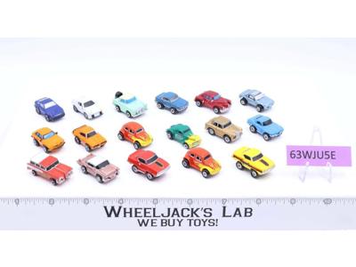 Lot of 17 Classic Cars 1988-89 Vintage Galoob Micro Machines
