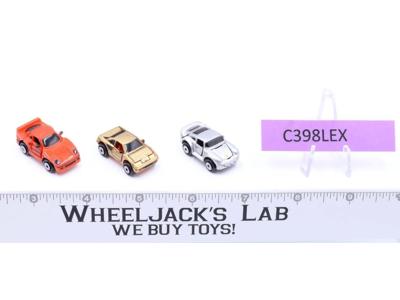 Lot of 3 Deluxe Cars 1988-89 Vintage Galoob Micro Machines