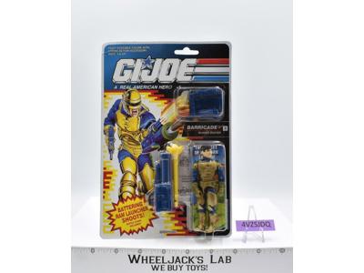 Barricade Bunker Buster V1 NEW MOSC G.I. Joe 1991 Hasbro Vintage Action Figure