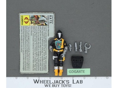 B.A.T.S. V1 100% Complete G.I. Joe 1986 Hasbro Vintage Action Figure