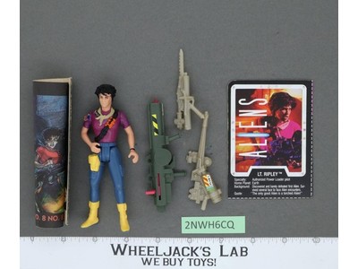 Space Marine Lt. Ripley Aliens Complete 1992 Kenner Vtg Action Figure w/ Comic