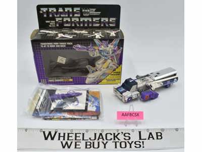 Octane NICE FIGURE MIB W TRAY 100% Complete 1986 Vintage G1 Transformers