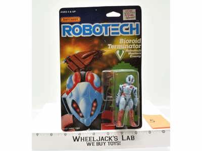 Bioroid Terminator #5 NEW SEALED MOSC Robotech 1985 Matchbox Vintage Figure