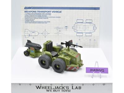 Weapons Transport G.I. Joe Hasbro 1985 Vintage Vehicle Action Figure
