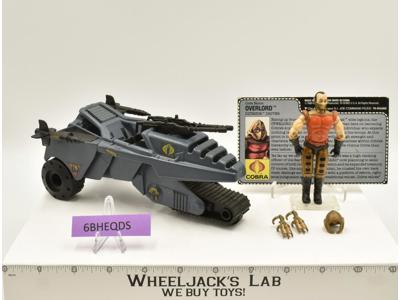 Dictator W/ Overlord 100% Complete GI Joe 1990 Hasbro Action Figure Vehicle