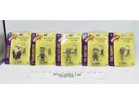 Universal Monsters Little Big Heads Keychains 1999 Sideshow Toys NEW SEALED