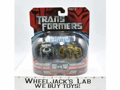 Jazz vs Bonecrusher Transformers Allspark Battles 2007 Hasbro NEW MISB SEALED