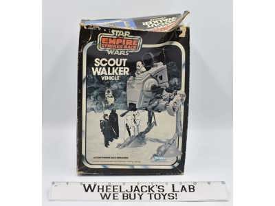 Scout Walker AT-ST W/Box Star Wars Empire Strikes Back ESB Vintage 1982 Kenner