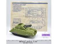 Armadillo G.I. Joe Hasbro 1985 Vintage Vehicle Action Figure