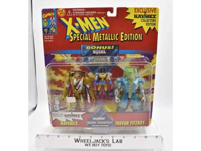 Maverick Wolverine & Trevor Fitzroy X-Men Special Metallic Edition 1994 Toybiz