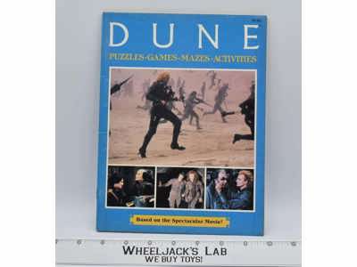 Dune Puzzles Games Mazes Activities 1984 Putnam Publishing