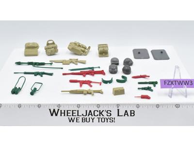 Lot Battle Gear Accessory 3 Set 2 1985 Weapons G.I. Joe Vintage Action Figure