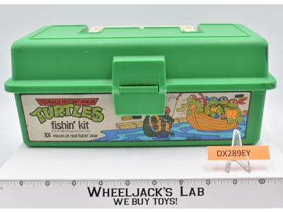 Teenage Mutant Ninja Turtles Fishin' Kit Tackle Box Mirage 1990 Vintage