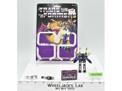 Ratbat & Frenzy 100% Complete W/CARDBACK 1986 Vintage G1 Transformers