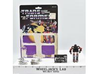 Ravage & Rumble 100% Complete W/CARDBACK 1984 Vintage G1 Transformers