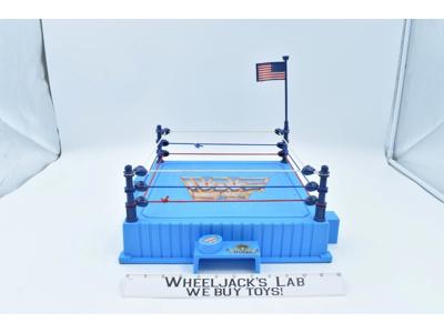 Official Wrestling Ring WWE WWF Wrestling 1990 Hasbro Action Figure Playset